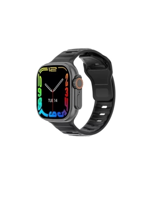 Watch 8 Ultra Smart Watch 49 Mm 2.0 Inç Tam Ekran Akıllı Saat Nfc Kablosuz Şarj Yeni Nesil - Siyah