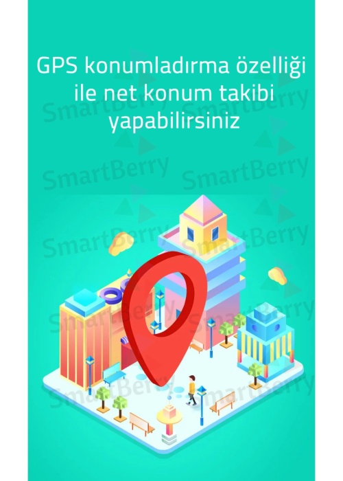 Z40 Görüntülü Görüşme Yüz Tanıma Gps Wıfı Konum Akıllı Çocuk Takip Saati Sim Kartlı - Siyah