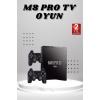 M8 PRO Mini 2.4G 10K ultra HD 64 GB TV BOX Android TV GAME BOX  2 Adet Oyun Konsolu