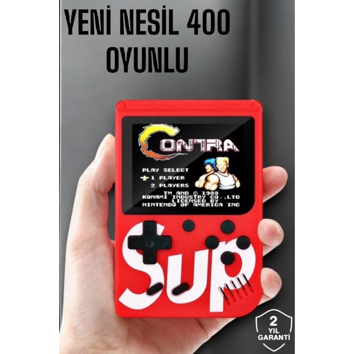 Çocuklara Özel SUP 400 Oyunlu Mini Oyun Konsolu