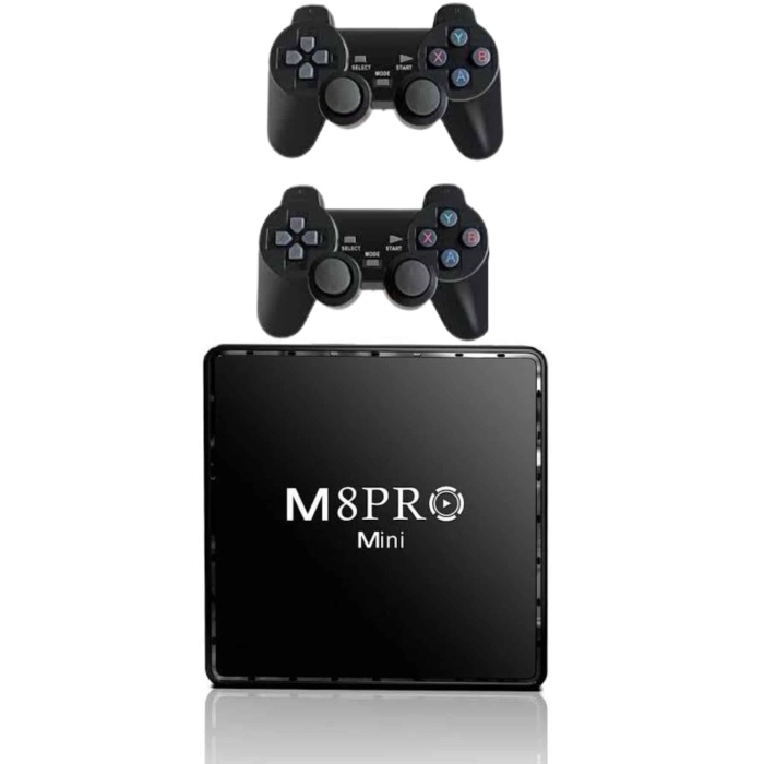 Android Tv Box 2.4g 10k Ultra Hd 2gb Ram 64gb Hafıza 10000 Retro Oyunlu Konsol Game Stick M8 Pro