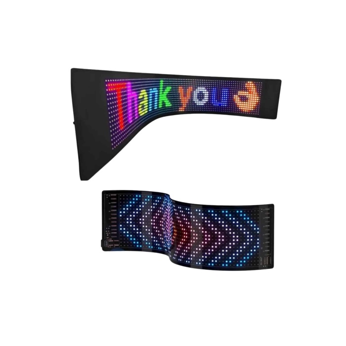 Kumandalı App Kontrollü LED Ekran 16X192 Led Matrix Araç Camı Yazısı