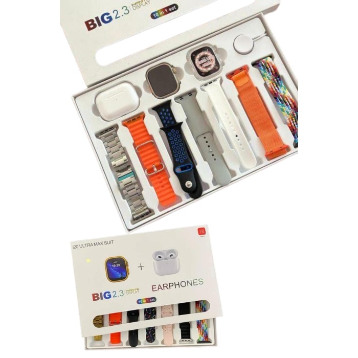 9 Ultra Akıllı Saat 49mm 2inç Ekran 7 Kordonlu ve Bluetooth Kulaklık