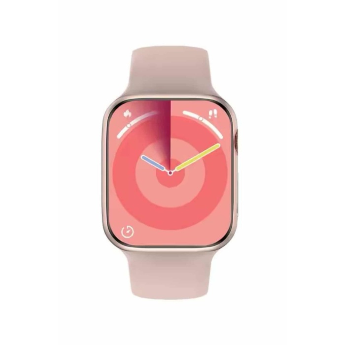 Pembe Akıllı Saat 49mm iOS & Android Uyumlu Arama Özellikli