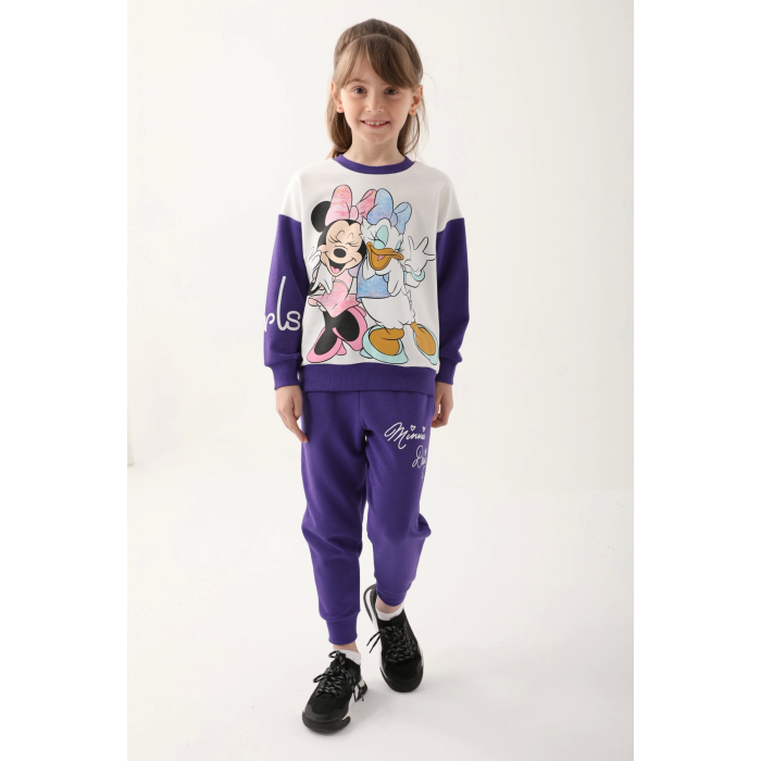 Disney 4815-3 Minnie Mouse Kız Çocuk İkili Takım