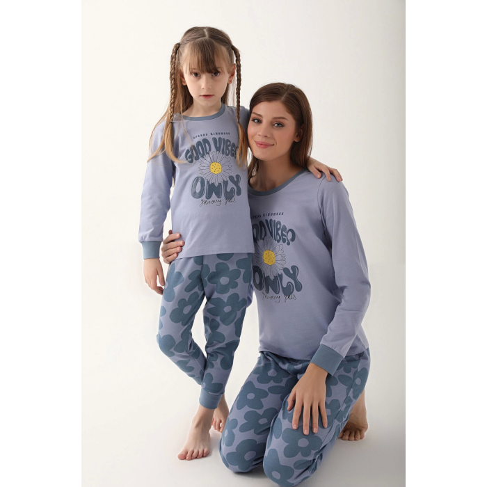 Roly Poly 3247-2 Kız Çocuk Uzun Kollu Pijama Takımı