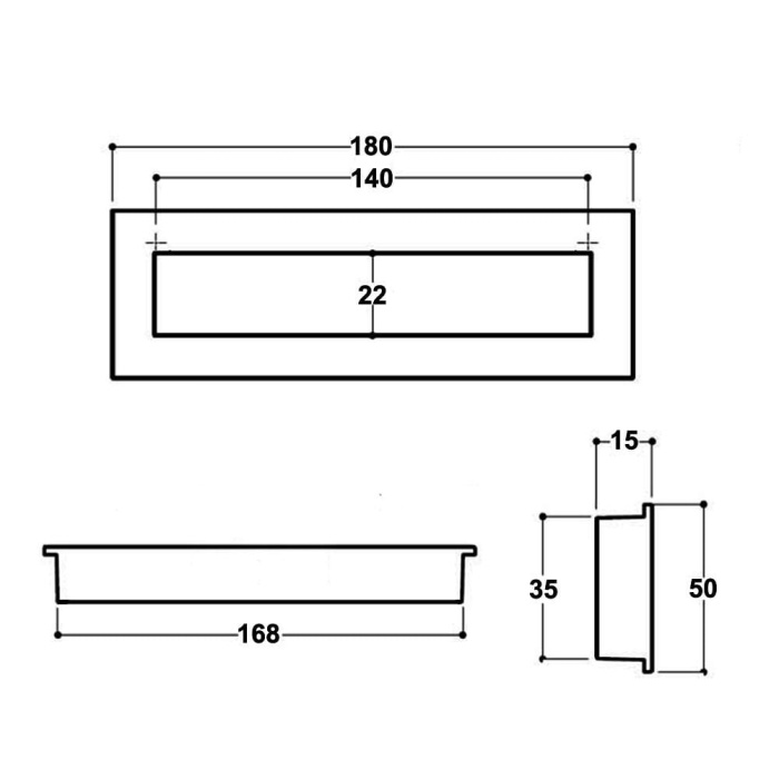 ERKUL 1016 GONCA GÖMME 160 MM MAT SİYAH KULP