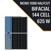 625W 10BB BIFACIAL HALF CUT MONOKRISTAL GÜNEŞ PANELİ