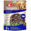 8in1 Delights Beef Spirals Biftekli Burgu Köpek Ödülü 6lı