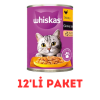 Whiskas Tavuklu Kedi Konservesi 400 Gr 12Lİ PAKET