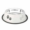 EuroDog Pati Kemik Desenli Metal Köpek Mama Su Kabı 24 Oz 17 Cm