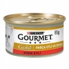 Gourmet Gold Parça Etli Soslu Sığır Etli Yetişkin Kedi Konservesi 85 Gr