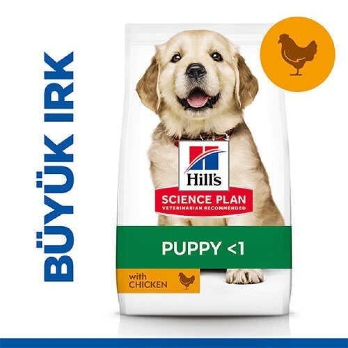 Hills Puppy Large Tavuklu Büyük Irk Yavru Köpek Maması 2,5 Kg