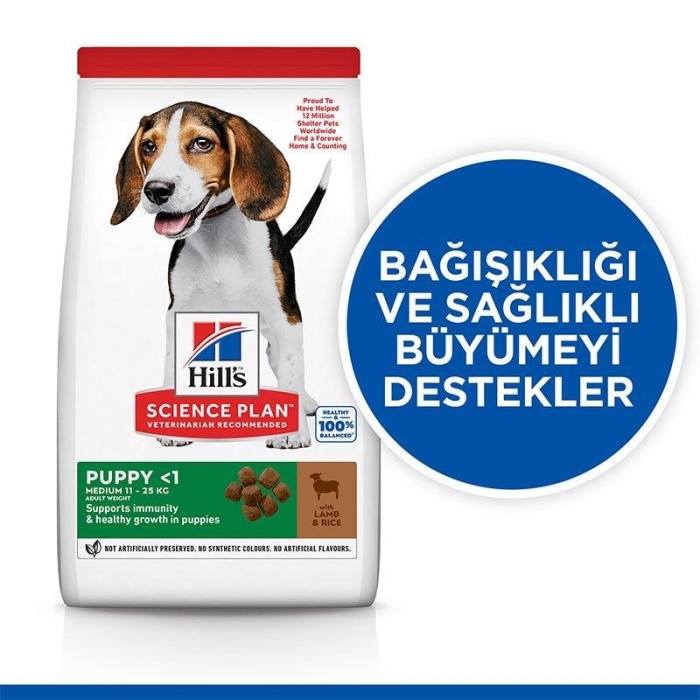 Hills Puppy Kuzu Etli Yavru Köpek Maması 14 Kg