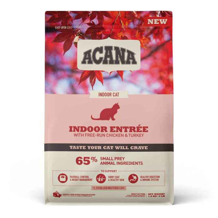 Acana Indoor Entrée Sterilised Kısırlaştırılmış Kedi Maması 1,8Kg