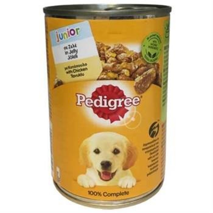 Pedigree Junior Tavuk Etli Yavru Köpek Konservesi 400 Gr