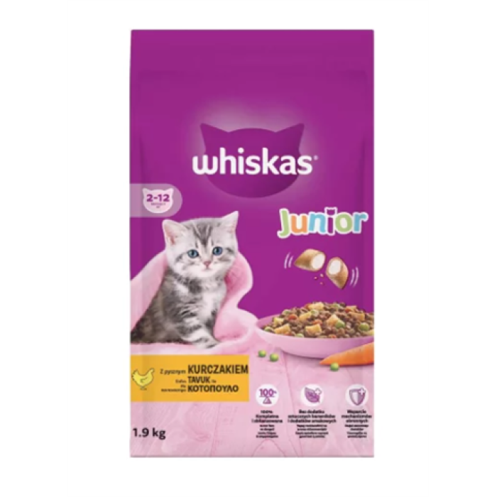 Whiskas Tavuklu Yavru Kuru Kedi Maması 1.9 Kg