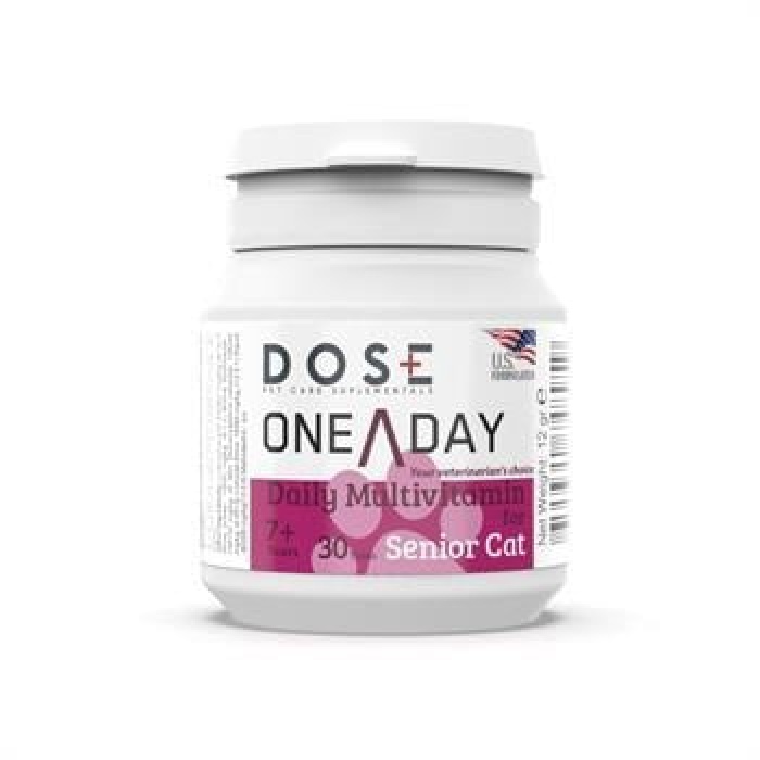 Dose One  A Day  Senior Yaşlı Kedi Multivitamin 30 Tablet