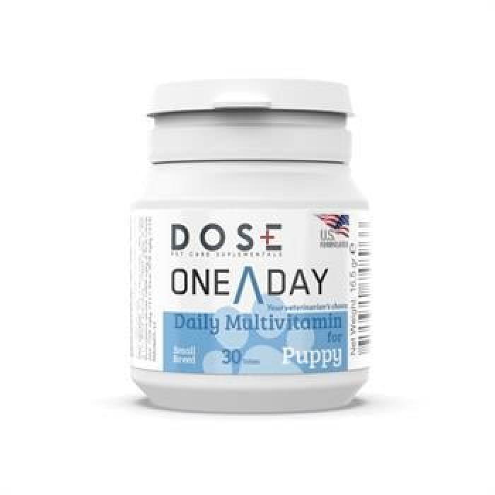 Dose One  A Day  Puppy Small Breed Küçük Irk Yavru Köpek Multivitamin 30 Tablet