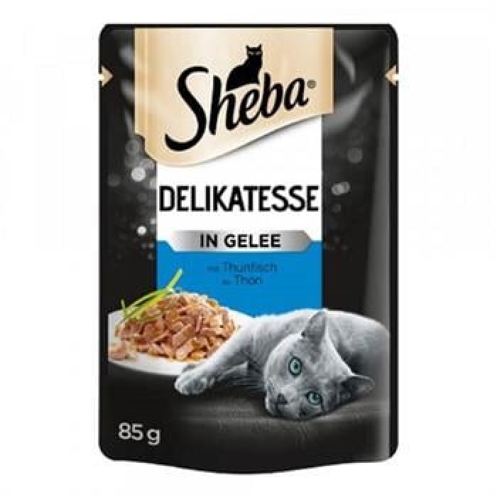 Sheba Ton Balıklı Jöleli Pouch Yetişkin Konserve Kedi Maması 85gr