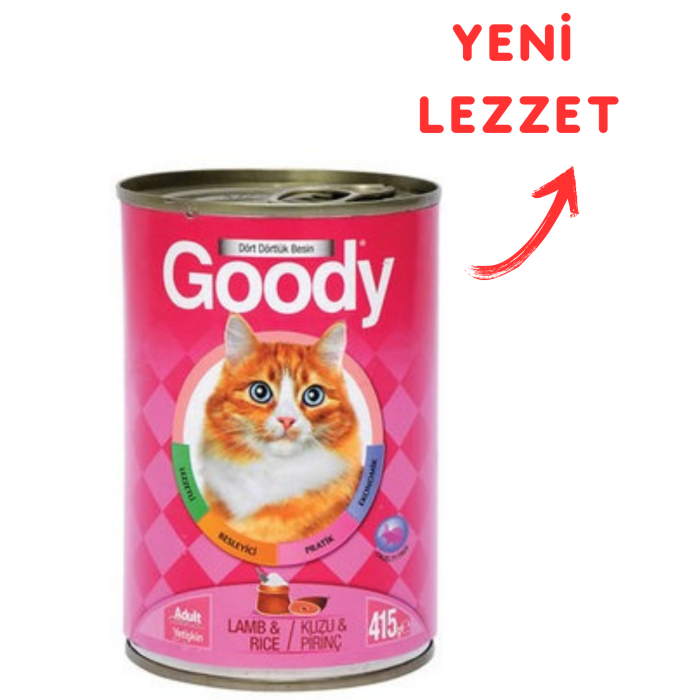 Goody Kuzu Piriçli Yetişkin Kedi Konservesi 400 Gr