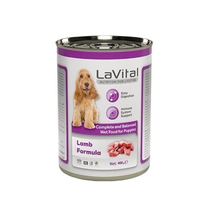 Lavital Kuzu Etli Yavru Köpek Konservesi 400 Gr