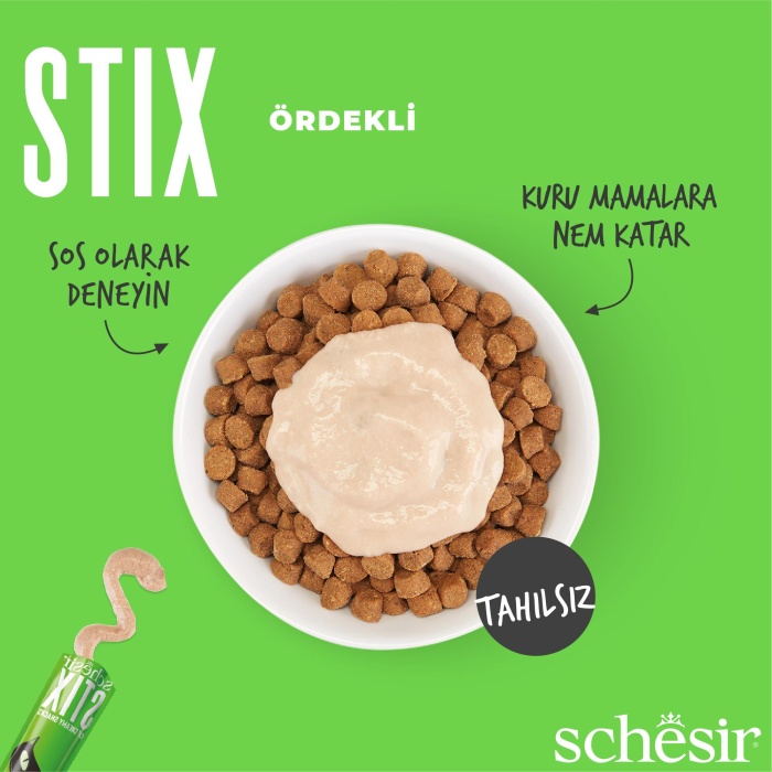 Schesir Stick Ördekli Kedi Ödülü 6 x 15 Gr