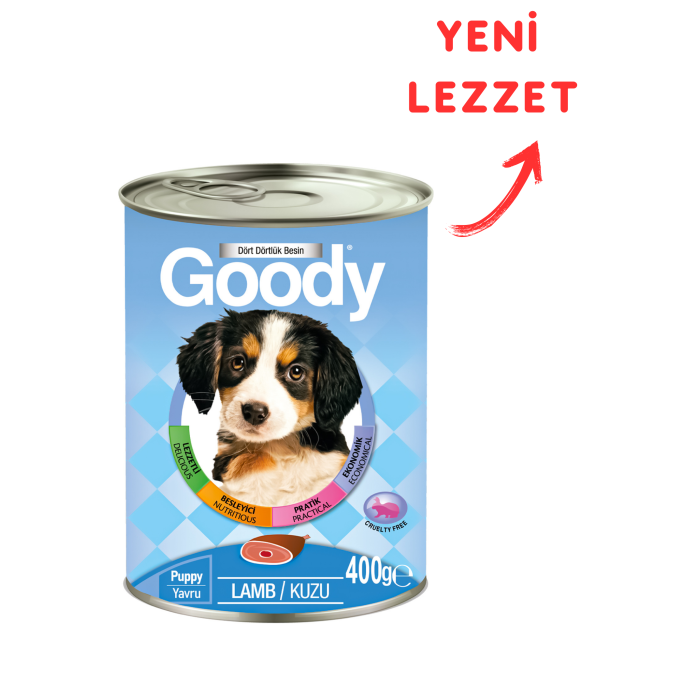 Goody Kuzu Etli Yavru Köpek Konservesi 400 Gr