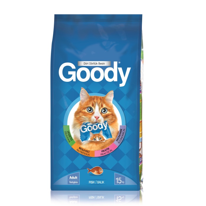 Goody Balıklı Yetişkin Kuru Kedi Maması 15 Kg