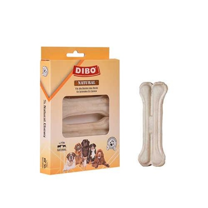 Dibo Beyaz Press Kemik Köpek Ödülü 4lü 30-35 Gr 10 Cm