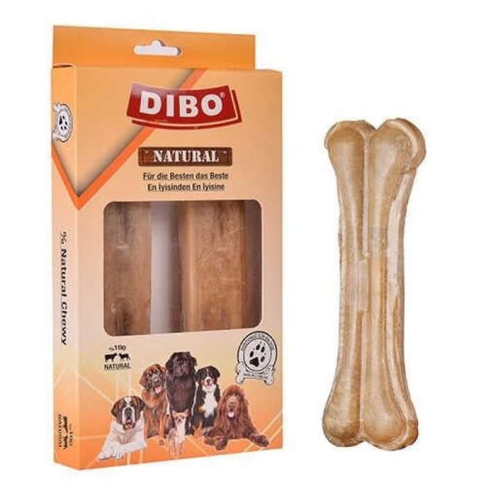 Dibo Natürel Press Kemik Köpek Ödülü 2li 150-160 Gr 21 Cm