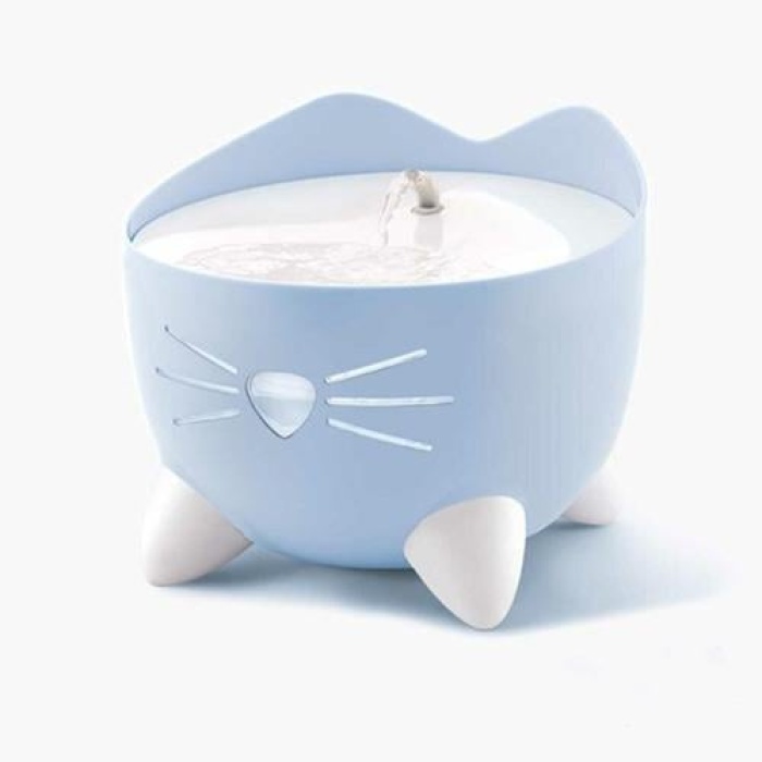 Catit Pixi Fountain Led Seviye Göstergeli Otomatik Kedi Su Sebili 2 Lt Mavi