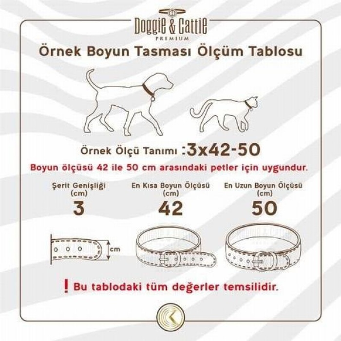 Doggie Boğma Zincir Krom Kaplama Eğitim Tasması 3x50 50 Cm