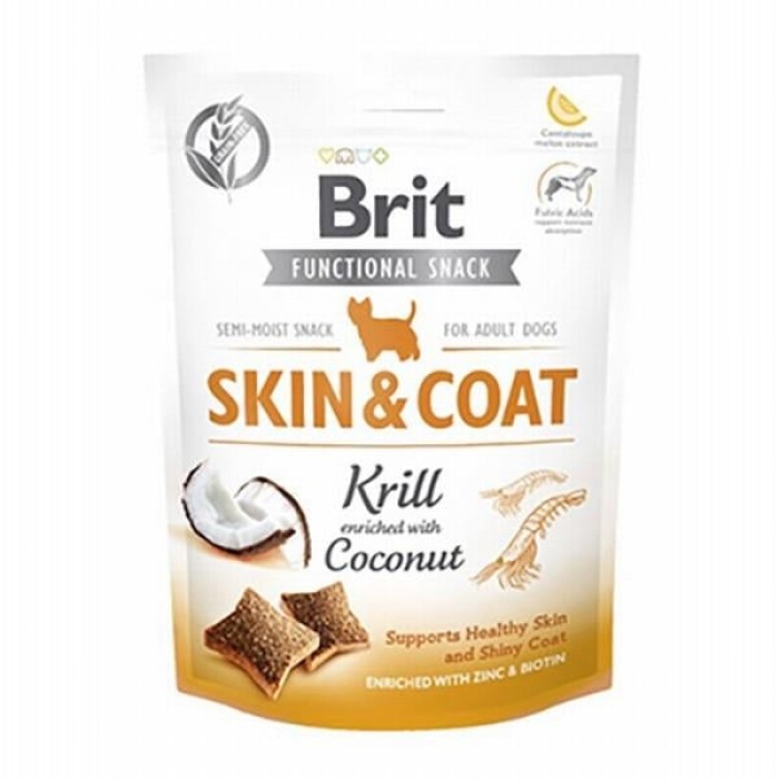 Brit Skin & Coat Karides ve Hindistan Cevizli Köpek Ödülü 150 Gr