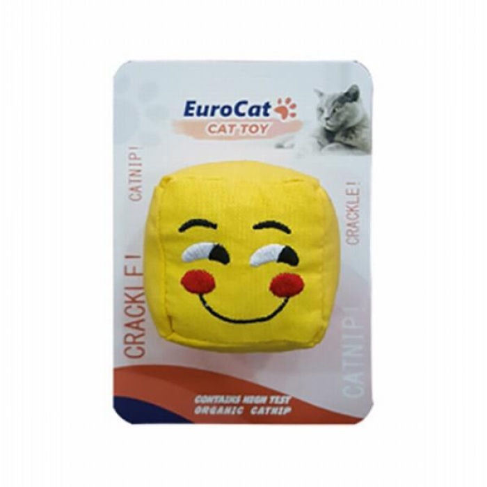 EuroCat Gülen Smiley Küp Kedi Oyuncağı