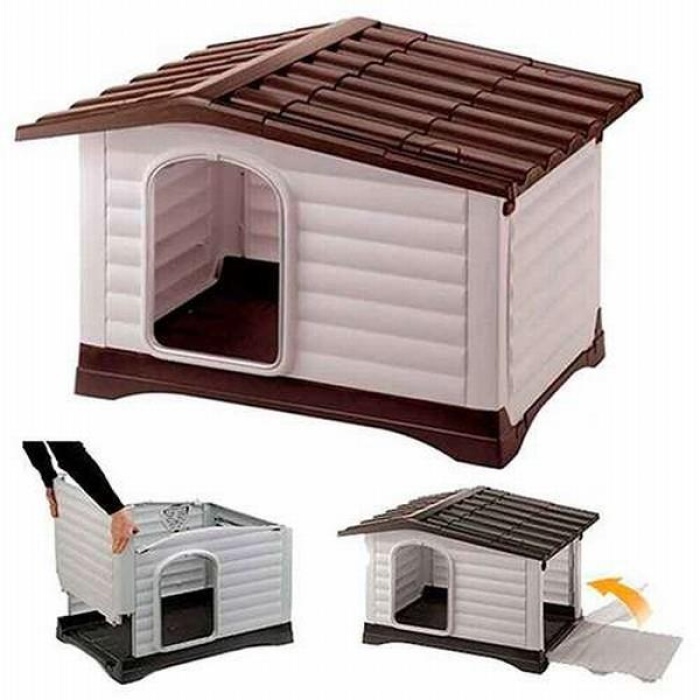 Ferplast Dog Villa 90 Plastik Köpek Kulübesi 88x72x65 Cm