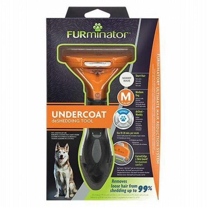 Furminator Short Hair Kısa Tüylü Köpek Tarağı Medium