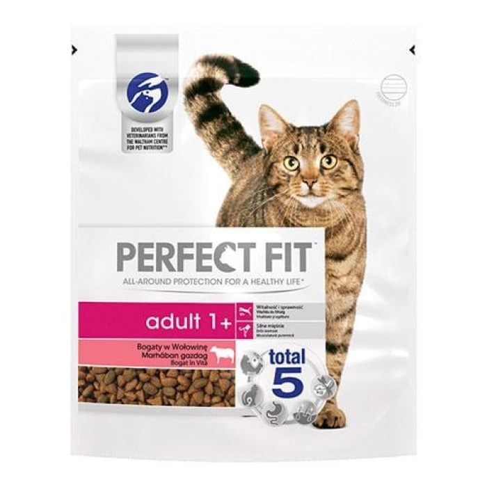 Perfect Fit Sığır Etli Yetişkin Kedi Maması 750 Gr