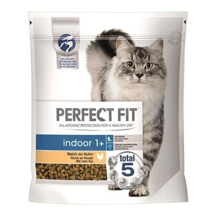 Perfect Fit Indoor Anti Hairball Tavuk Etli Yetişkin Kedi Maması 1,4 Kg