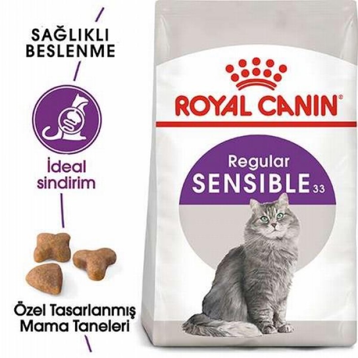 Royal Canin Sensible 33 Hassas Sindirim Sistemi Destekleyici Yetişkin Kedi Maması 2 Kg