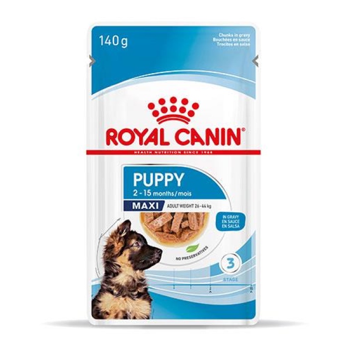 Royal Canin Maxi Puppy Gravy Yavru Köpek Konservesi 10 Adet 140 Gr