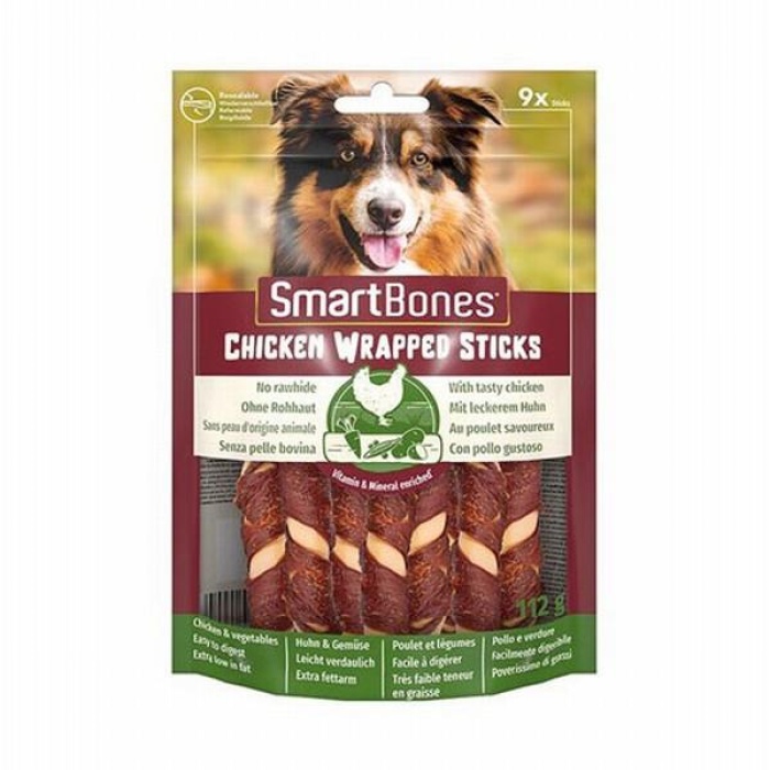 SmartBones Tavuk Sargılı Stick Köpek Ödülü Mini 112 Gr