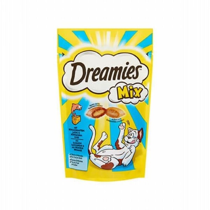 Dreamies Mix Somon Balıklı ve Peynirli Kedi Ödülü 60 Gr