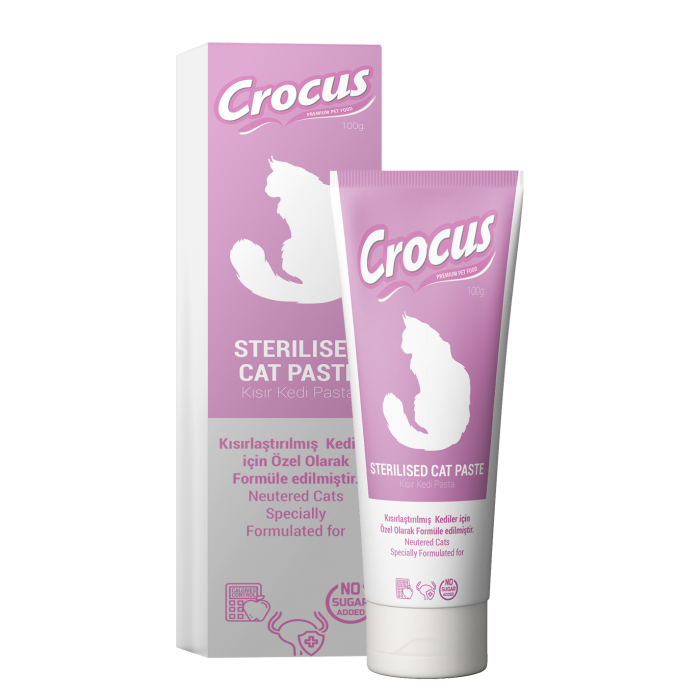 Crocus Kedi Sterilised Malt Macunu 100 Gram