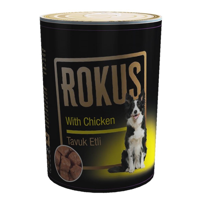 Rokus Tavuklu Köpek Konservesi 410gr