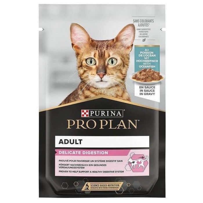 Pro Plan Pouch Delicate Okyanus Balıklı Yetişkin Kedi Konservesi 85 Gr