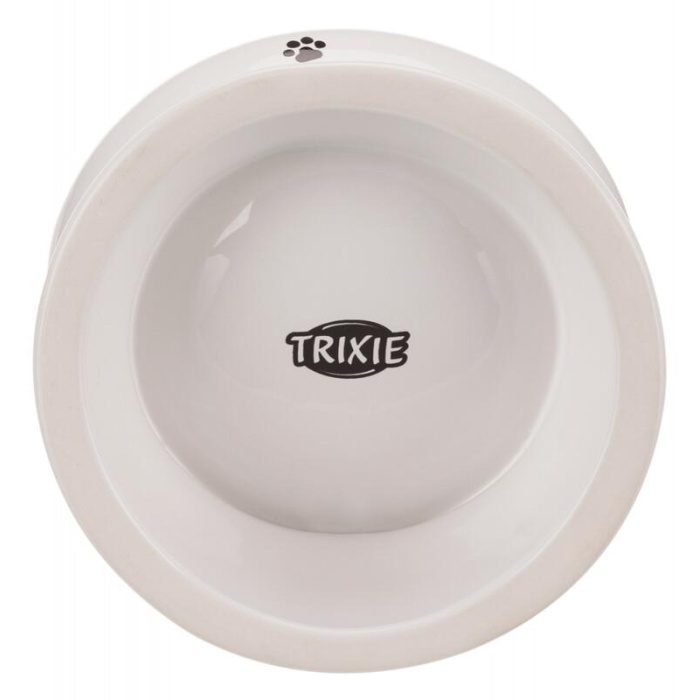 Trixie Kedi Mama ve Su Kabı Yükseltilmiş Ergonomik Seramik 0,15Lt 13cm Beyaz