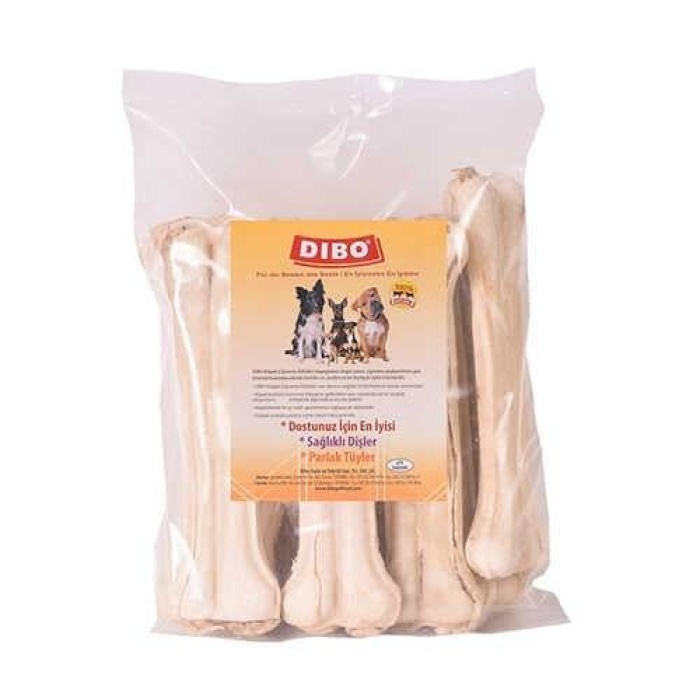 Dibo Beyaz Press Kemik Köpek Ödülü 10lu 150-160 Gr 21 Cm