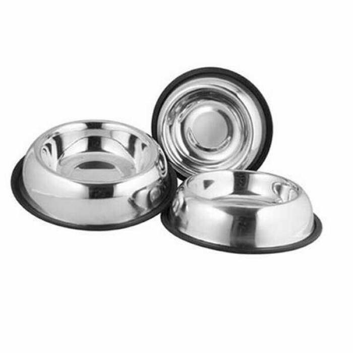 EuroDog Metal Kedi ve Küçük Irk Köpek Mama Su Kabı 16 Oz 15,5 Cm