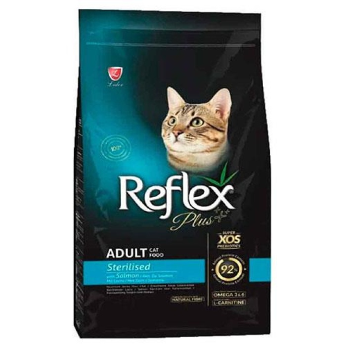 Reflex Plus Somonlu Kısırlaştırılmış Kedi Maması 8 Kg